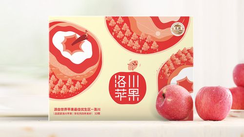 苹果包装盒设计图(图1) 苹果包装盒设计
